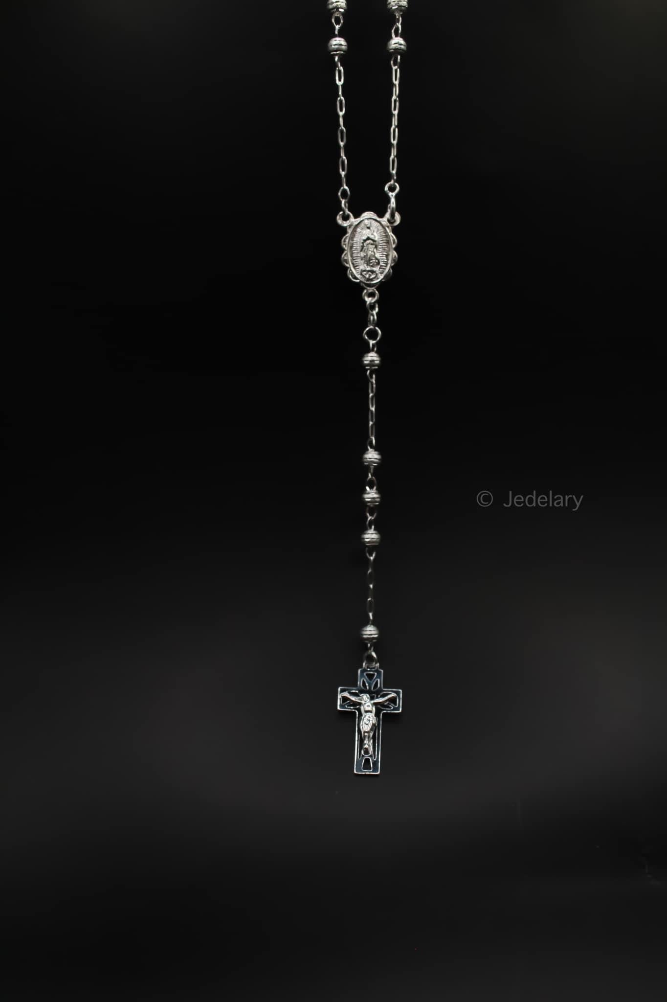 rosario de plata 925