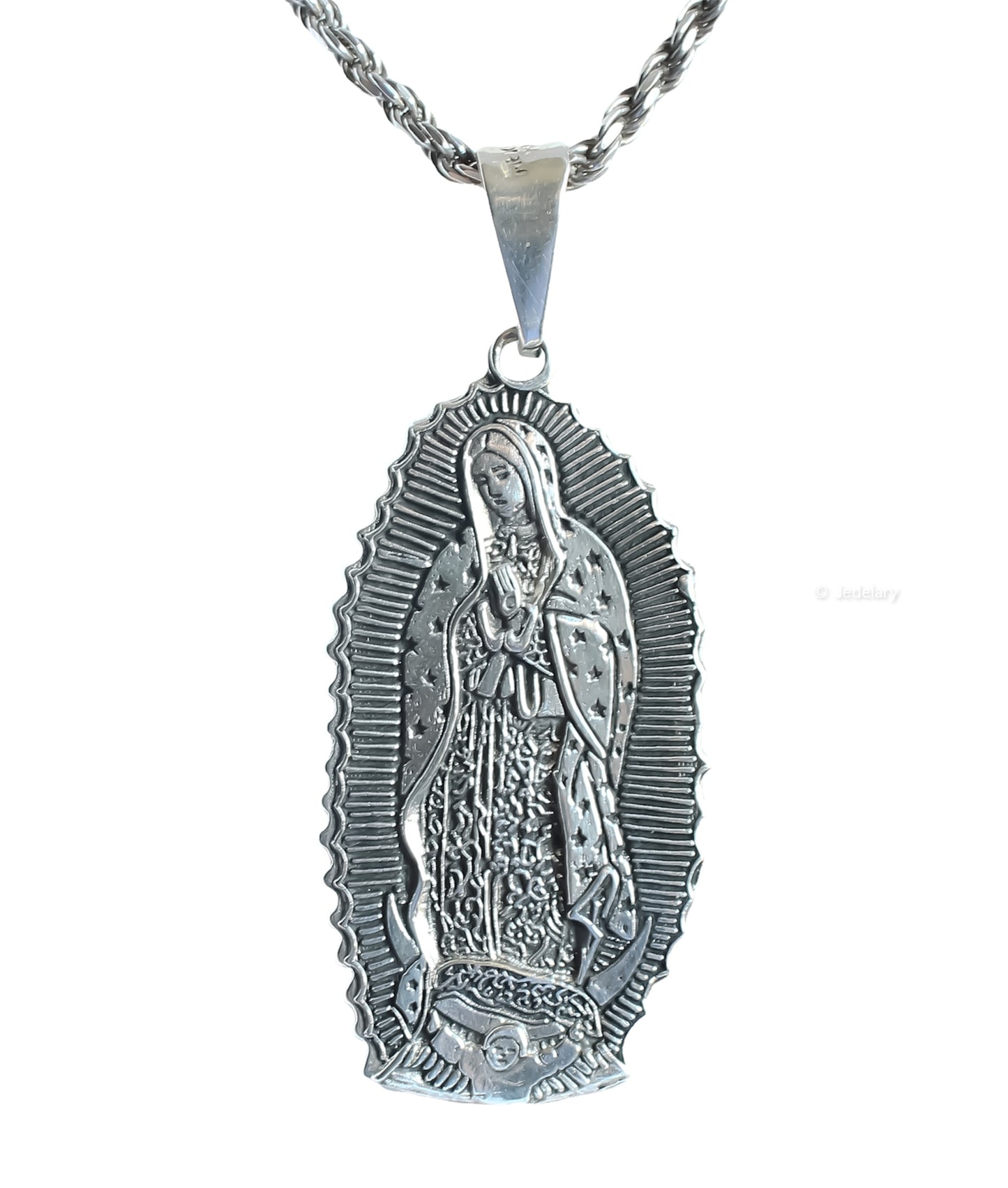 Virgen de Guadalupe Plata 922