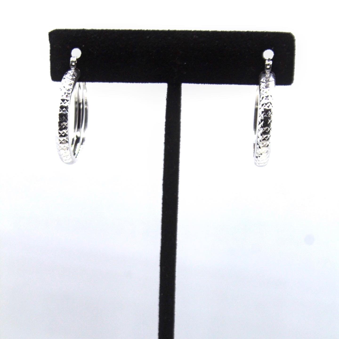 Silver 925 hoop earrings