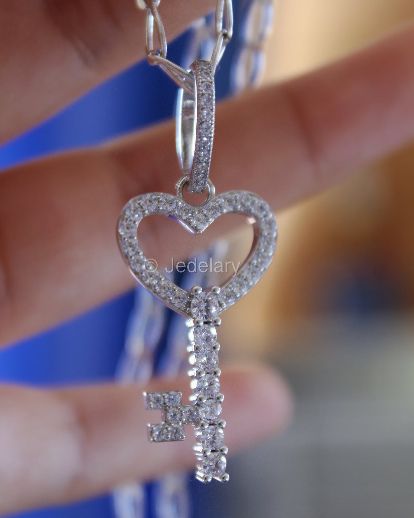 Key necklace. Silver 925