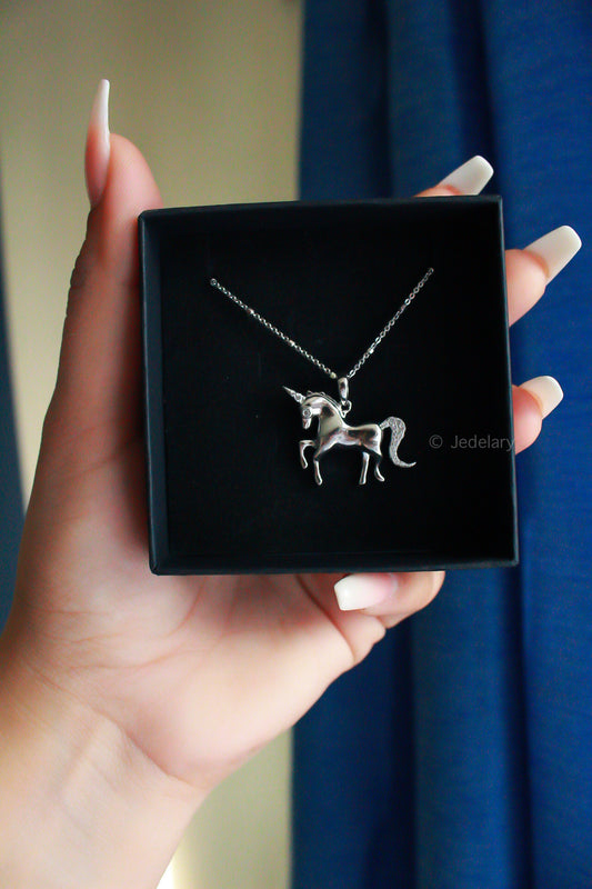 Collar de unicornio Plata 925